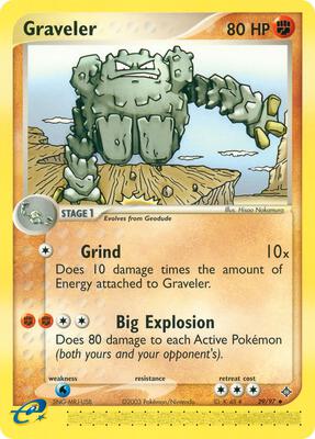 Graveler - 29/97 card from EX Dragon