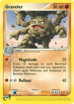Graveler - 30/97 card from EX Dragon