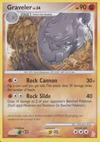 Graveler card from DP Trainer Kit: Manaphy & Lucario