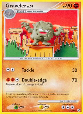 Graveler card from Arceus
