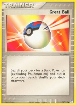 Great Ball card from EX Delta Species