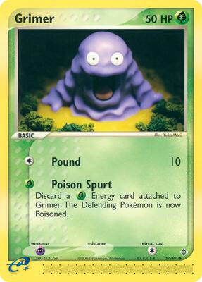 Grimer card from EX Dragon