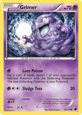 Grimer card from Plasma Freeze