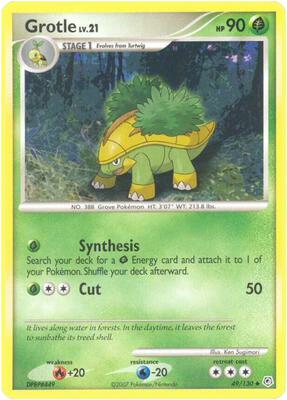 Grotle card from Diamond and Pearl