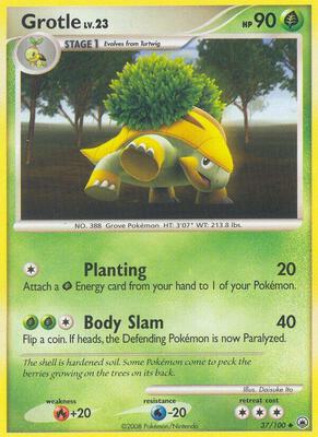 Grotle card from Majestic Dawn