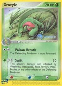 Grovyle - 004 (e-League) [Winner] card from Nintendo Promos