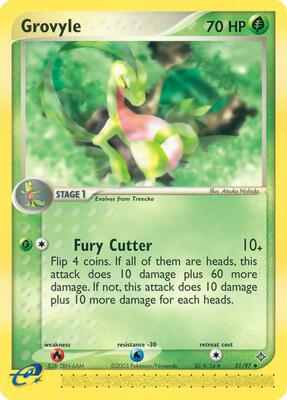 Grovyle card from EX Dragon