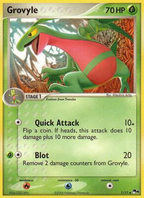 Grovyle card from POP Series 4