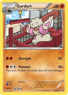 Gurdurr card from Noble Victories
