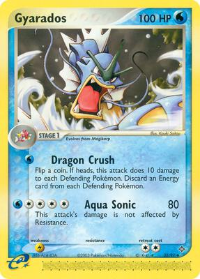 Gyarados card from EX Dragon