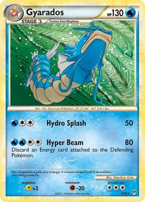 Gyarados card from Call of Legends