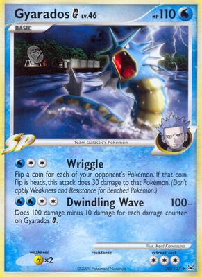Gyarados G card from Platinum