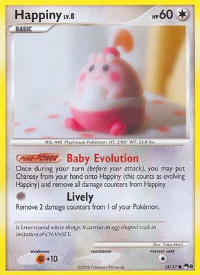 Happiny card from POP Series 8