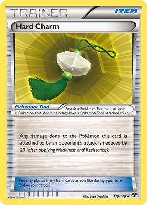 Hard Charm card from XY Base Set