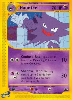 Haunter card from Skyridge