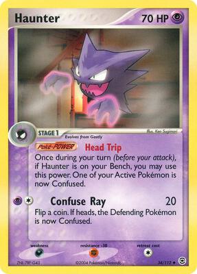 Haunter card from EX FireRed & LeafGreen