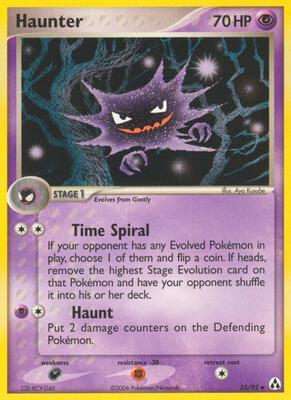 Haunter card from EX Legend Maker