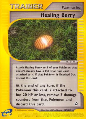Healing Berry card from Aquapolis