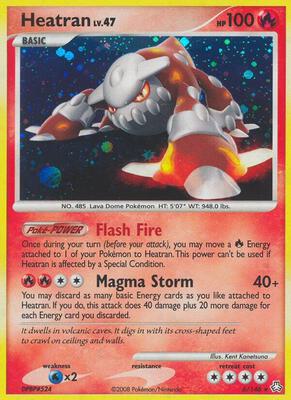 Heatran (6) card from Legends Awakened