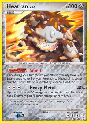 Heatran (30) card from Legends Awakened