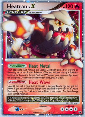 Heatran LV.X - DP31 card from Diamond and Pearl Promos