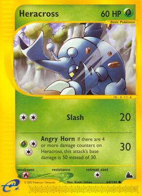 Heracross card from Skyridge