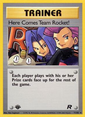 Here Comes Team Rocket! (71) card from Team Rocket