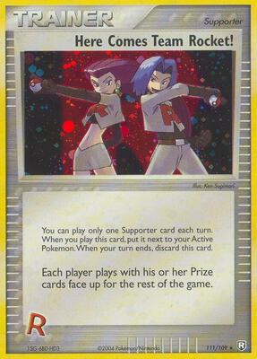 Here Comes Team Rocket! card from EX Team Rocket Returns
