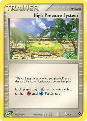 High Pressure System card from EX Dragon