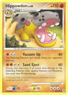 Hippowdon card from Diamond and Pearl