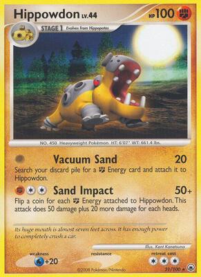 Hippowdon card from Majestic Dawn