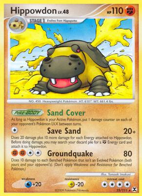Hippowdon card from Rising Rivals
