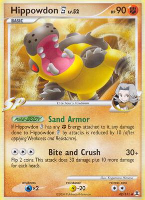 Hippowdon E4 card from Rising Rivals