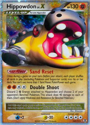 Hippowdon Lv.X card from Rising Rivals