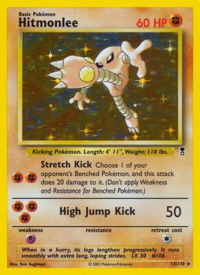 Hitmonlee card from Legendary Collection