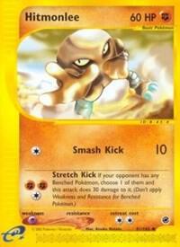 Hitmonlee card from Expedition