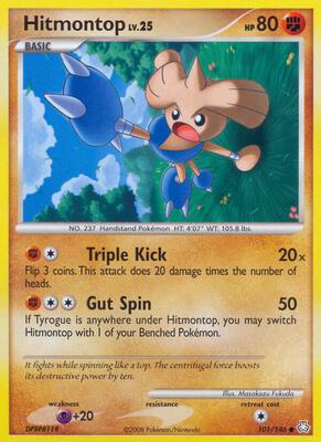 Hitmontop card from Legends Awakened