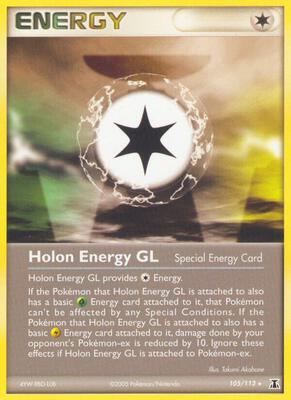Holon Energy GL card from EX Delta Species