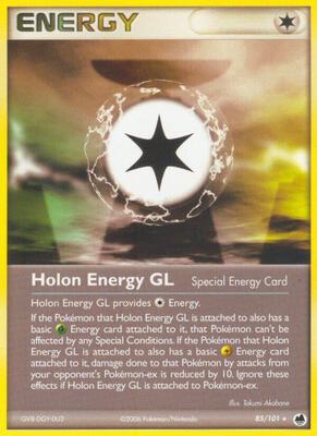 Holon Energy GL card from EX Dragon Frontiers