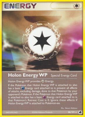 Holon Energy WP card from EX Dragon Frontiers