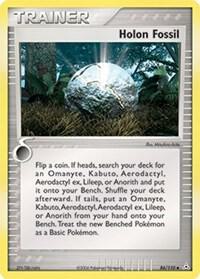 Holon Fossil card from EX Holon Phantoms