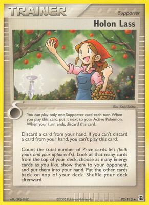 Holon Lass card from EX Delta Species