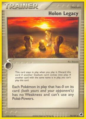 Holon Legacy card from EX Dragon Frontiers