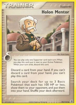 Holon Mentor card from EX Delta Species