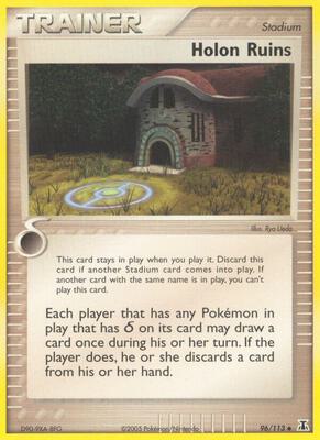 Holon Ruins card from EX Delta Species