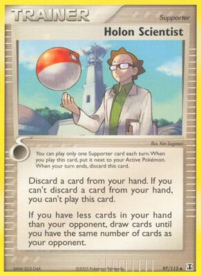 Holon Scientist card from EX Delta Species