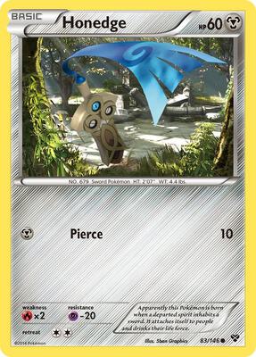 Honedge card from XY Base Set