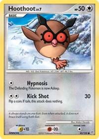 Hoothoot card from Diamond and Pearl
