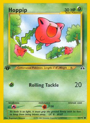 Hoppip card from Neo Discovery