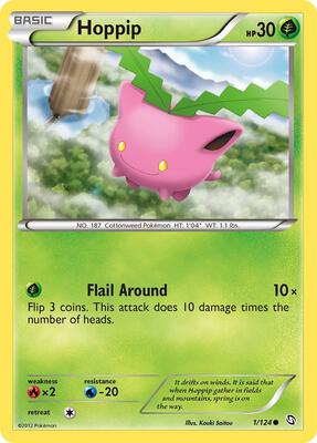 Hoppip card from Dragons Exalted